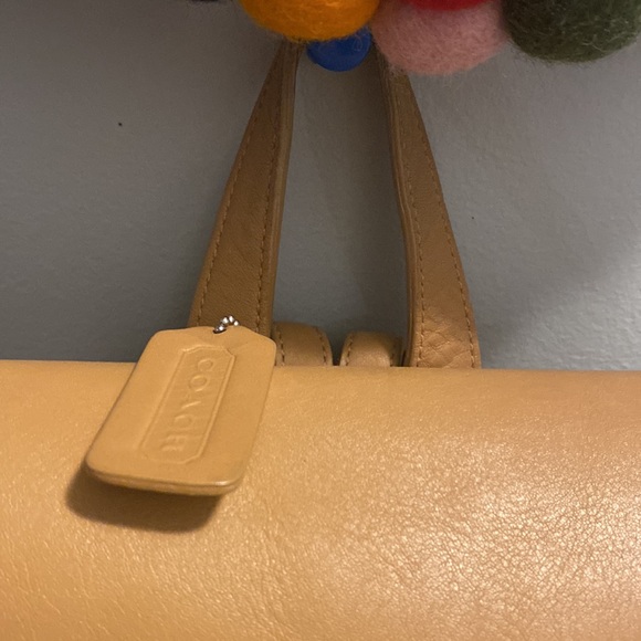 Vintage Coach Legacy West Hampton Tan Leather  Backpack 9827 Brown Women's - Picture 4 of 17